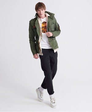 Superdry Rookie Classic Pocket Férfi Kabát Khaki | TFECK3456